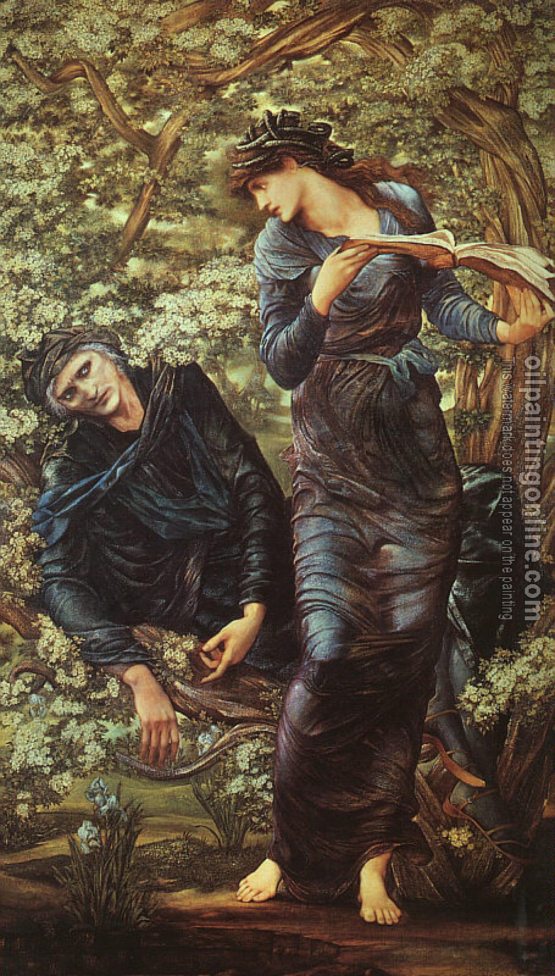 Burne-Jones, Sir Edward Coley - The Beguiling of Merlin